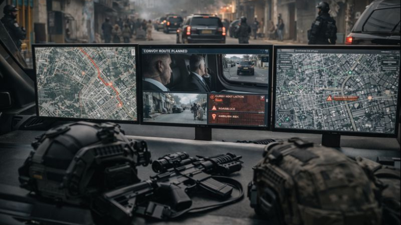 Planejamento de rotas e proteção de autoridades em cenários de risco com Ernesto Kenji Igarashi.