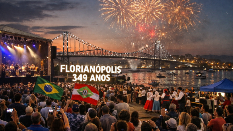 Aniversário de Florianópolis impulsiona cultura, turismo e economia local